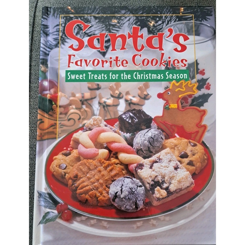 Santa's Favorite Cookies: Sweet Treats for the Christmas Season EUC
